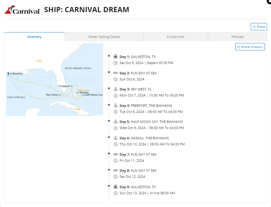 Carnival Dream