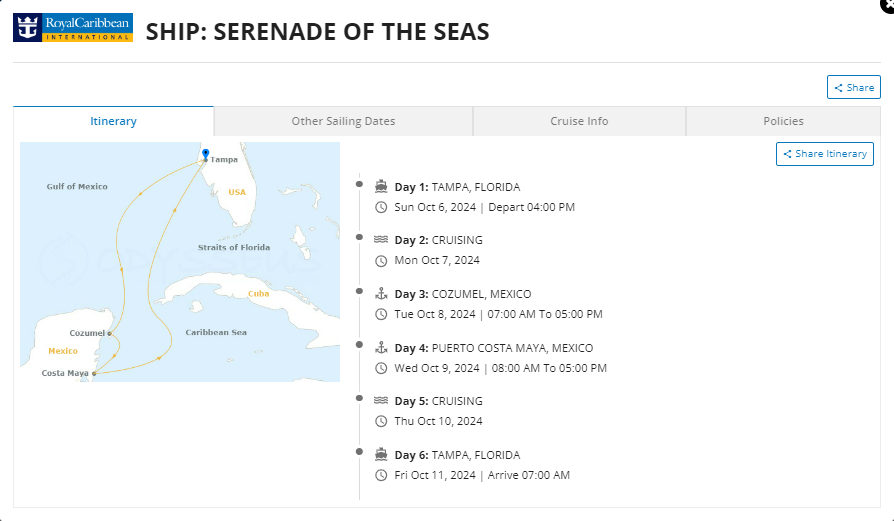 Serenade of the seas